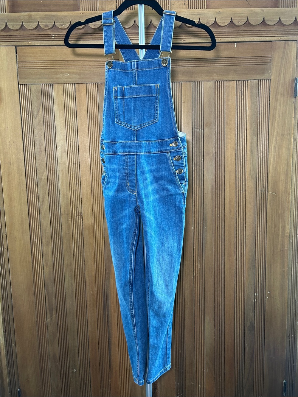 J Crew Crewcuts Stretch Denim Overalls Girl’s Size 10